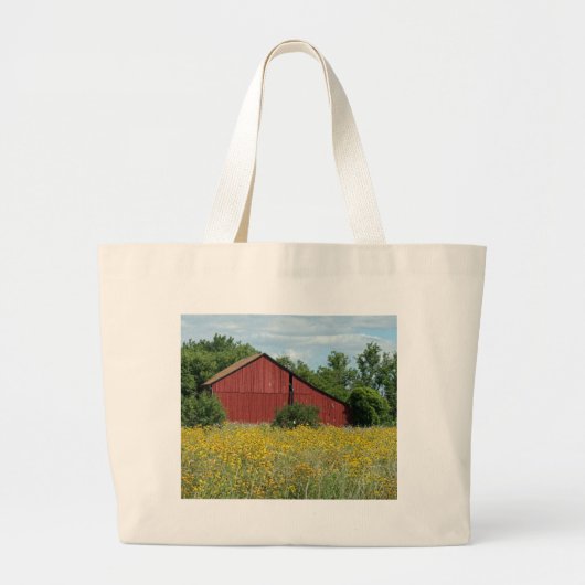 Grand Tote Bag Barne rouge (Devant)