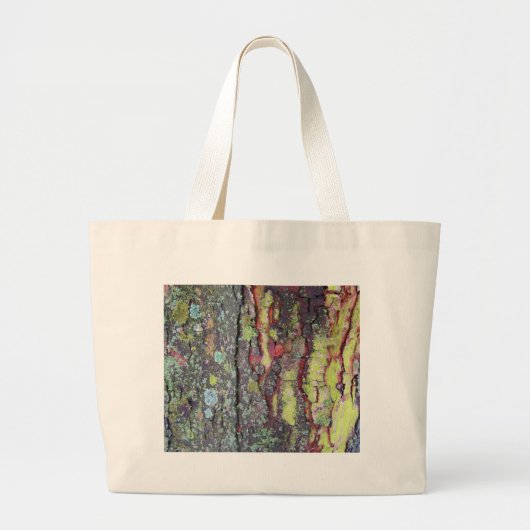 Grand Tote Bag Barre d'arbre (Devant)