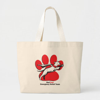 Grand Tote Bag Bases rouges de patte
