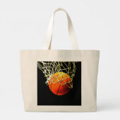 Grand Tote Bag Basket-ball I Love (Dos)