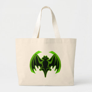 Grand Tote Bag Bat Green MUSEUM Zazzle Cadeaux