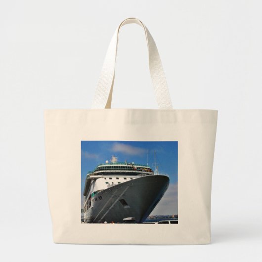 Grand Tote Bag Bateau de croisière (Devant)