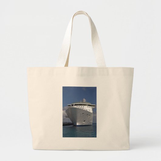 Grand Tote Bag Bateau de croisière (Devant)