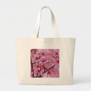 Grand Tote Bag Bathed in Pink Japanese Cherry