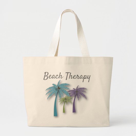 Grand Tote Bag Beach Therapy Fourre-tout (Devant)
