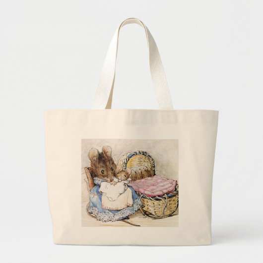 Grand Tote Bag Beatrix Potter, Hunca Munca, Vintage (Devant)
