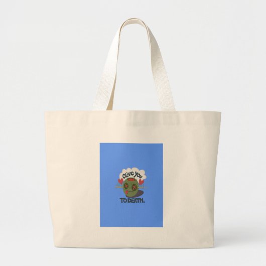Grand Tote Bag Beau Cool J'aime Afrique Art (Devant)
