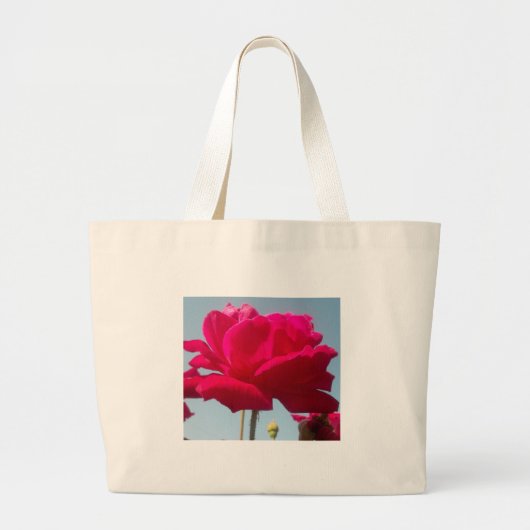 Grand Tote Bag Beau Extraordinaire Hakuna Matata Rose pour la mar (Devant)