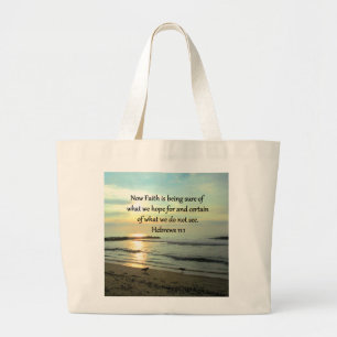 GRAND TOTE BAG BEAU HÉBREUX 11:1 SLEURISME