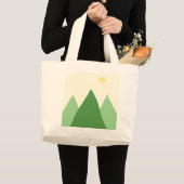 Grand Tote Bag beau paysage art (Devant (produit))