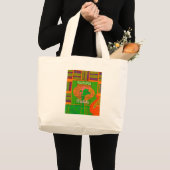 Grand Tote Bag Beautiful Kenyan Rose Floral Graphic (Devant (produit))