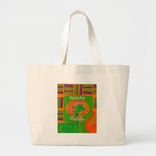 Grand Tote Bag Beautiful Kenyan Rose Floral Graphic