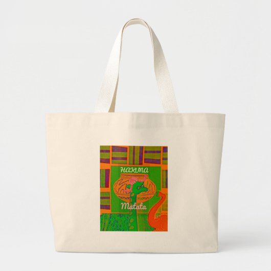 Grand Tote Bag Beautiful Kenyan Rose Floral Graphic (Devant)