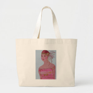 Grand Tote Bag Beautiful Lady 3