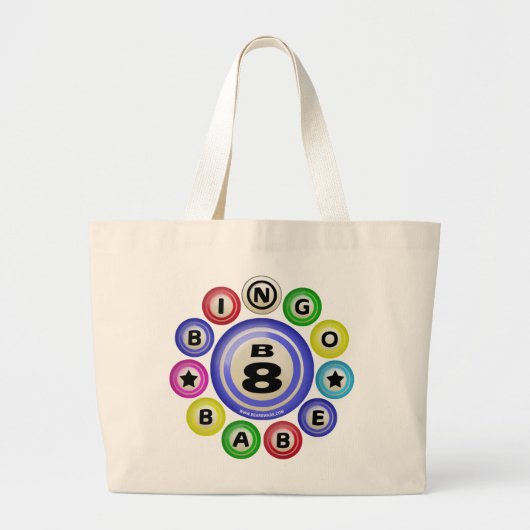 Grand Tote Bag Bébé du bingo-test B8 (Devant)