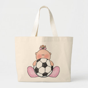 Grand Tote Bag Bébé du football de Lil