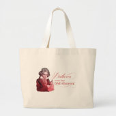 Grand Tote Bag Beethoven BAEthoven Classical Composer Pun (Devant)