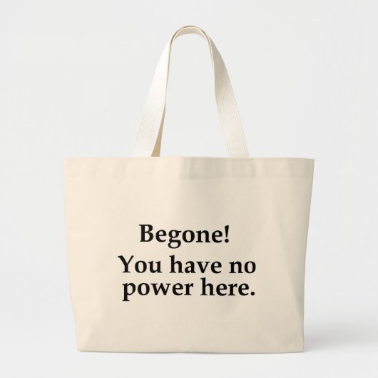 Grand Tote Bag Begone ! (Devant)