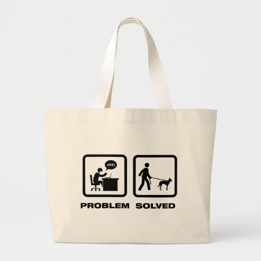 Grand Tote Bag Belge Malinois (Devant)