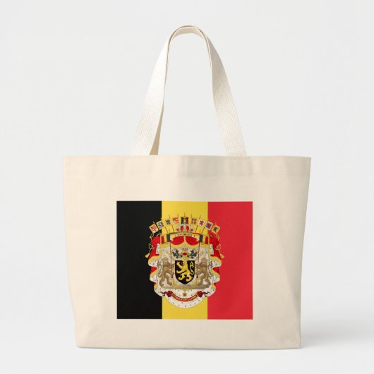 Grand Tote Bag Belgium Flag & COA (Devant)