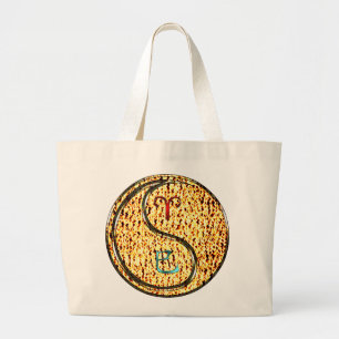 Grand Tote Bag Bélier et serpent à feu
