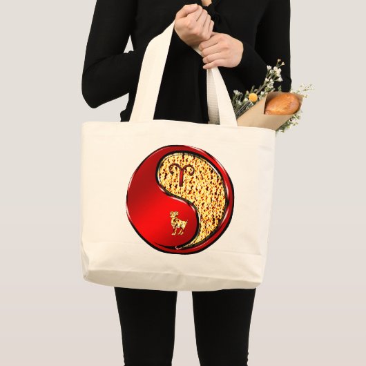 Grand Tote Bag Bélier le Bélier (Devant (produit))