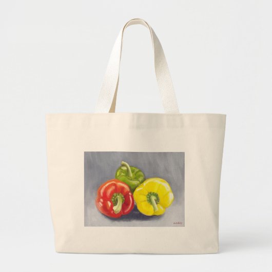 Grand Tote Bag Bell Peppers (Devant)