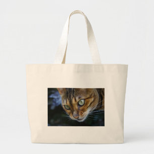 Grand Tote Bag Belle Chat Bengale