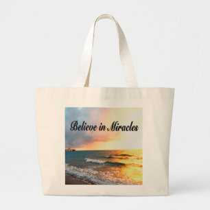 GRAND TOTE BAG BELLE CROYANCE EN MIRACLES SCELER DESIGN