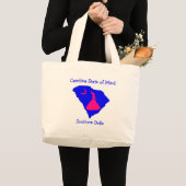 Grand Tote Bag belle du sud de csom, stat de la Caroline… - (Devant (produit))