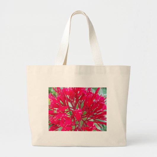Grand Tote Bag Belle fleur de sang Milkweed Art Imprimer/Graphiqu (Devant)