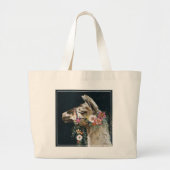 Grand Tote Bag Belle Llama (Devant)