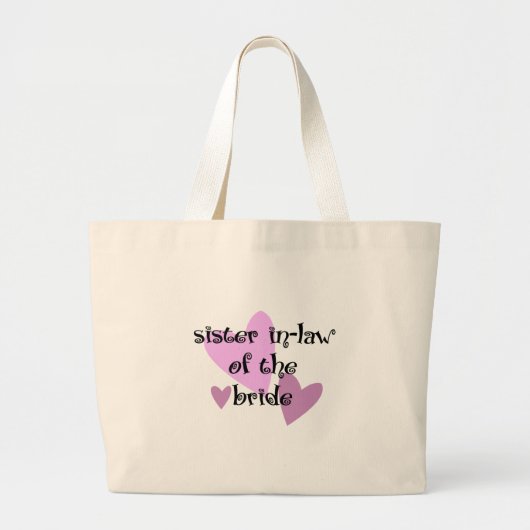 Grand Tote Bag Belle-soeur de la jeune mariée (Devant)