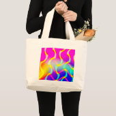 Grand Tote Bag Belles vagues - Customisées (Devant (produit))