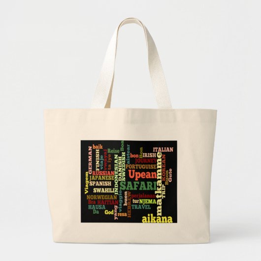 Grand Tote Bag Bénédiction de voyage internationale (Devant)