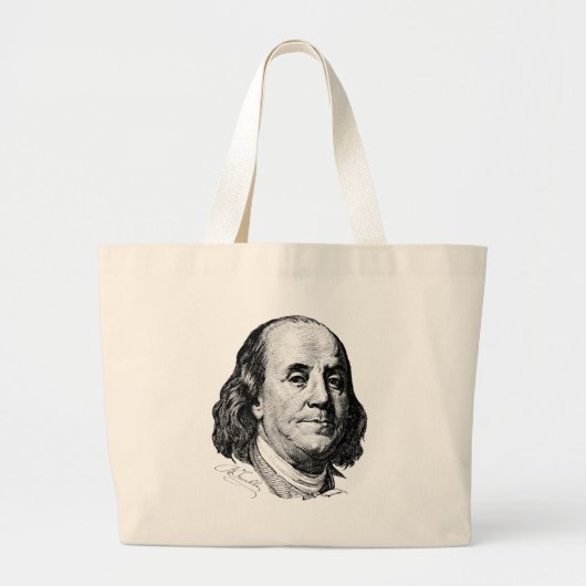 Grand Tote Bag Benjamin Franklin (Devant)