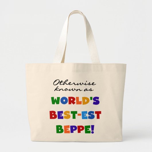 Grand Tote Bag Beppe le plus connu (Devant)