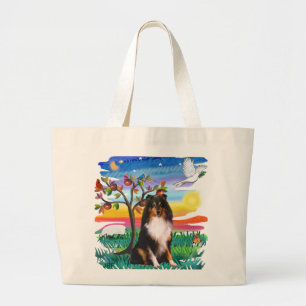 Grand Tote Bag Berger des Shetland (tri)
