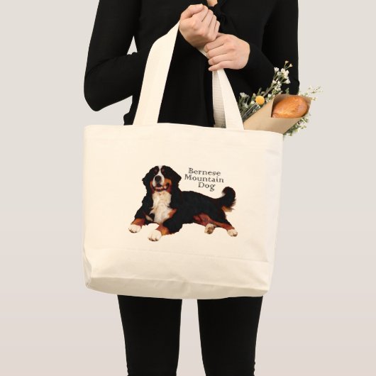 Grand Tote Bag BERNESE Mt. Dog (Devant (produit))