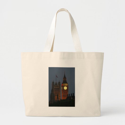 Grand Tote Bag Big Ben-London-England (Devant)
