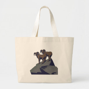 Grand Tote Bag Bighorn Sheep American West Wildlife
