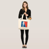 Grand Tote Bag Birder de ligue (Devant (modèle))