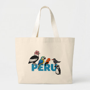 Grand Tote Bag Birdorable Pérou