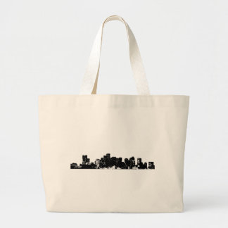Grand Tote Bag Black White Pop Art New York
