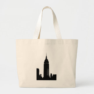 Grand Tote Bag Black & White Pop Art New York