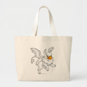Grand Tote Bag Blanc d'aire (Devant)