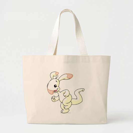 Grand Tote Bag Blanc de Blumaroo (Devant)