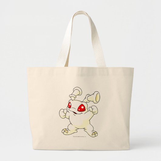 Grand Tote Bag Blanc de Grundo (Devant)