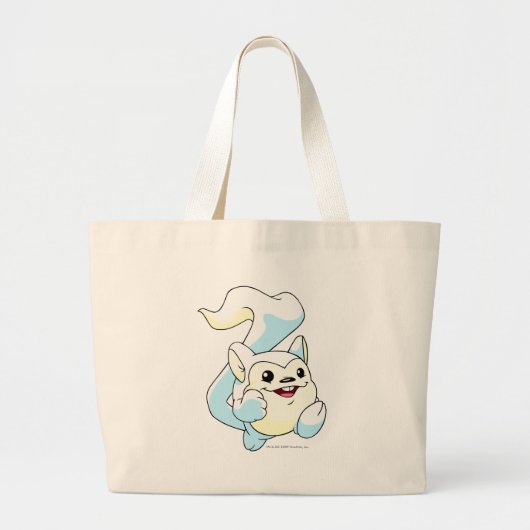 Grand Tote Bag Blanc de Meerca (Devant)