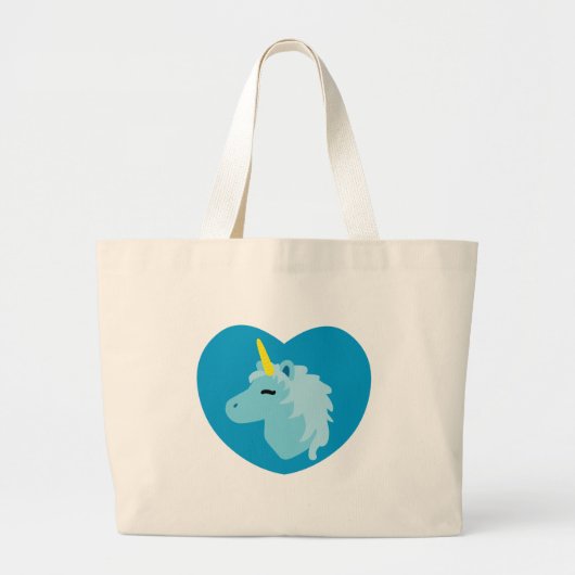 Grand Tote Bag Bleu (Devant)